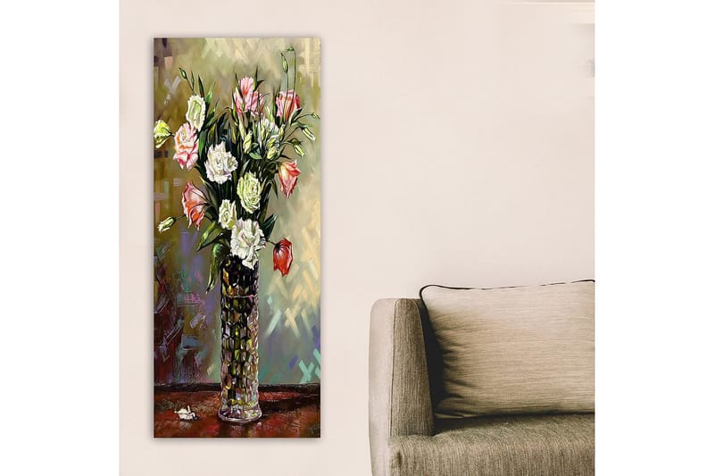 Canvastaulu DKY Floral & Botanical Monivärinen - 50x120 cm - Sisustustuotteet - Taulu & taide - Canvas-taulu