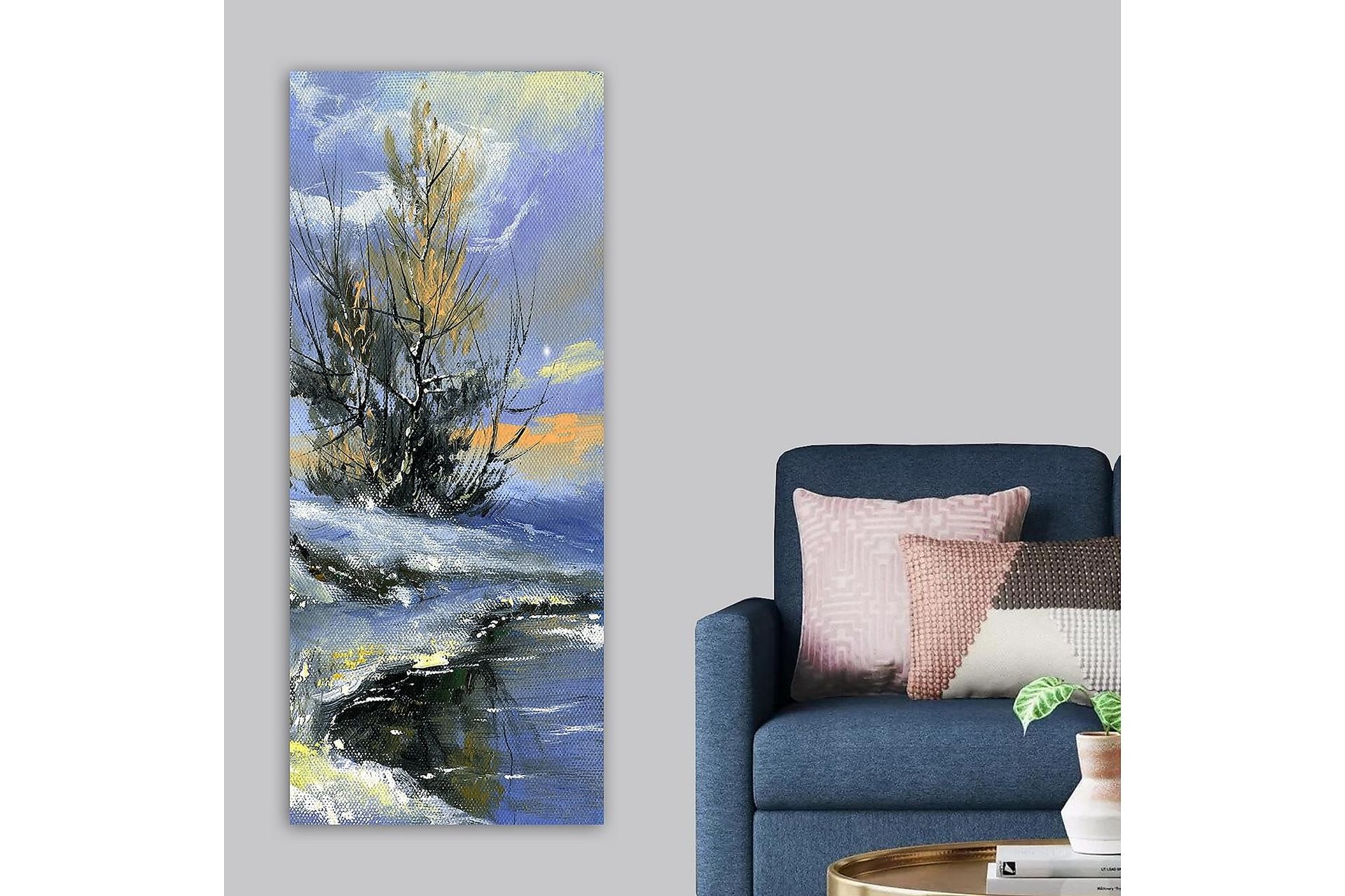 Canvastaulu DKY Landscape & Nature Monivärinen - 50x120 cm - Sisustustuotteet - Taulu & taide - Canvas-taulu