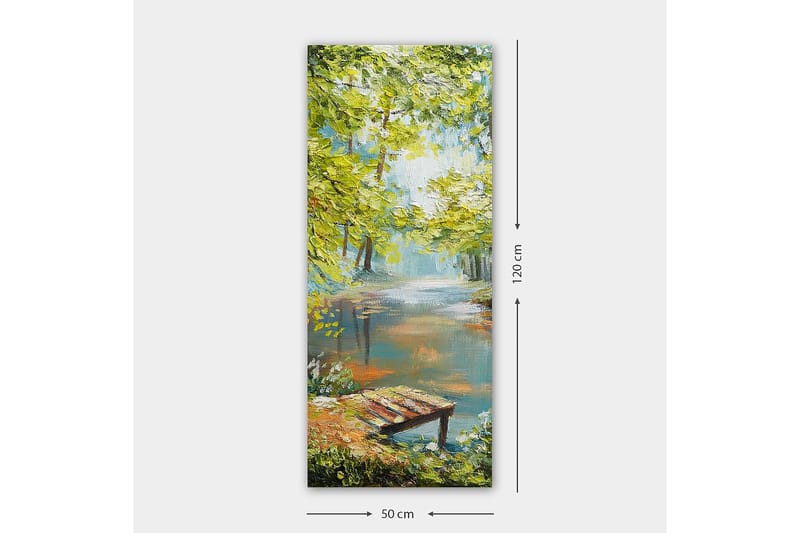 Canvastaulu DKY Landscape & Nature Monivärinen - 50x120 cm - Sisustustuotteet - Taulu & taide - Canvas-taulu