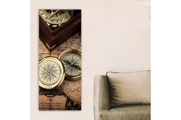Canvastaulu DKY Map Monivärinen - 50x120 cm - Sisustustuotteet - Taulu & taide - Canvas-taulu