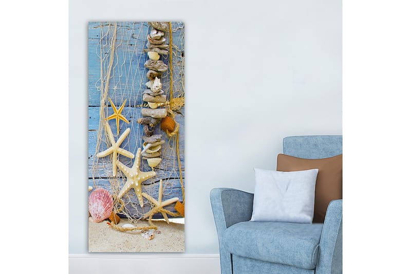 Canvastaulu DKY Nautical & Beach Monivärinen - 50x120 cm - Canvas-taulu - Seinäkoristeet