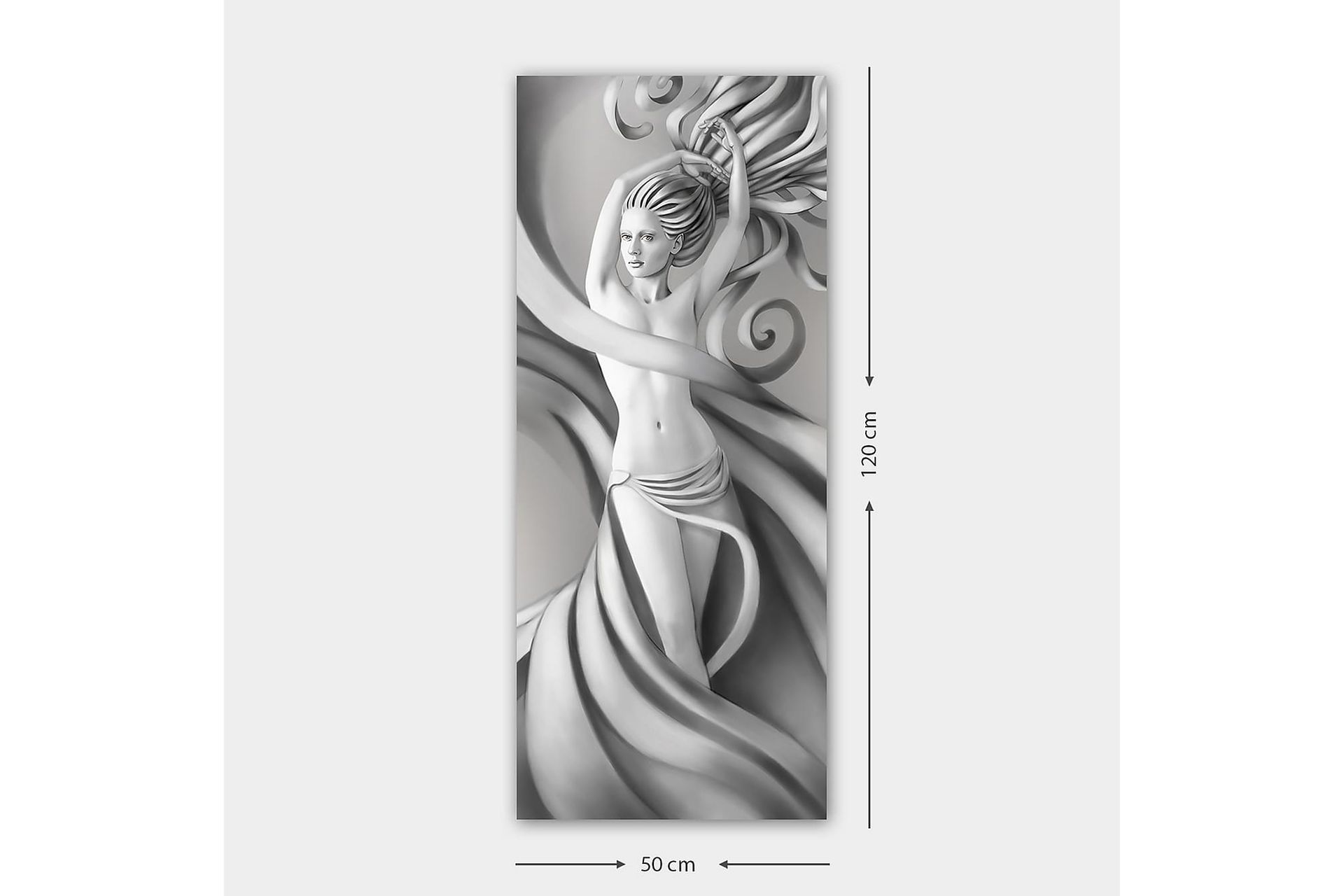 Canvastaulu DKY Spiritual Monivärinen - 50x120 cm - Sisustustuotteet - Taulu & taide - Canvas-taulu