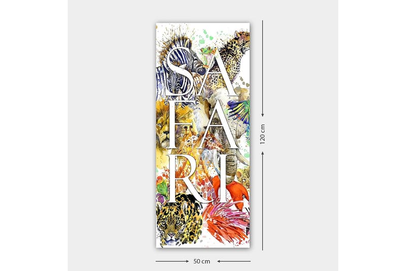 Canvastaulu DKY Text Monivärinen - 50x120 cm - Sisustustuotteet - Taulu & taide - Canvas-taulu