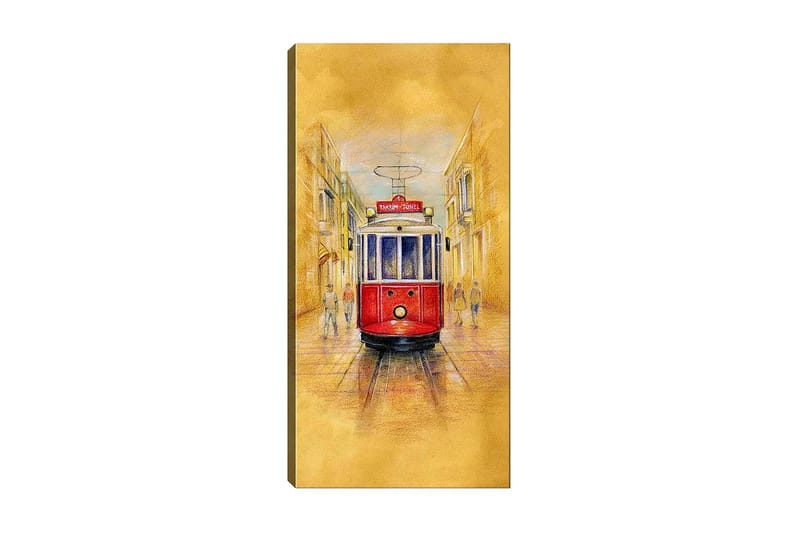 Canvastaulu DKY Transportation Monivärinen - 50x120 cm - Sisustustuotteet - Taulu & taide - Canvas-taulu