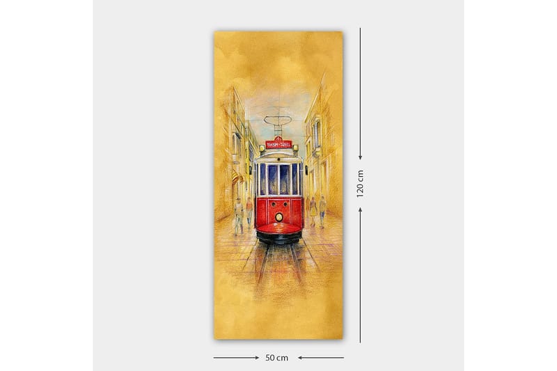Canvastaulu DKY Transportation Monivärinen - 50x120 cm - Sisustustuotteet - Taulu & taide - Canvas-taulu