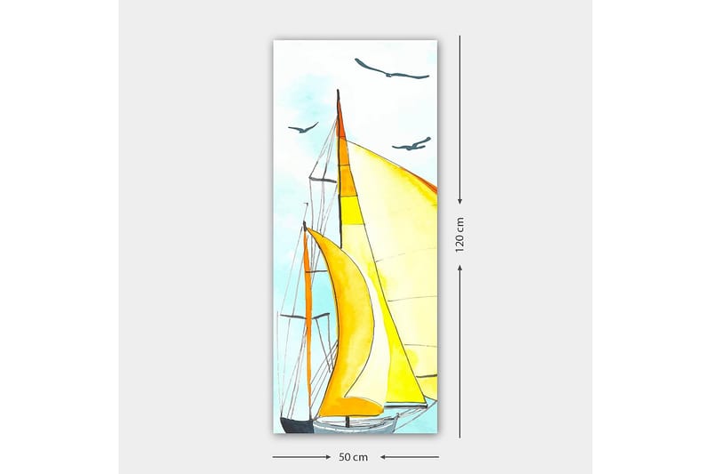 Canvastaulu DKY Transportation Monivärinen - 50x120 cm - Sisustustuotteet - Taulu & taide - Canvas-taulu