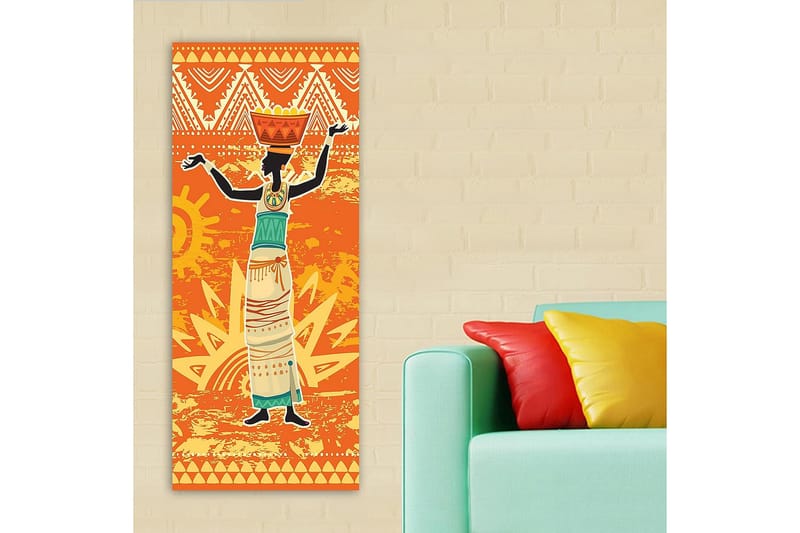Canvastaulu DKY World Cultures Monivärinen - 50x120 cm - Sisustustuotteet - Taulu & taide - Canvas-taulu