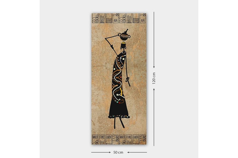 Canvastaulu DKY World Cultures Monivärinen - 50x120 cm - Sisustustuotteet - Taulu & taide - Canvas-taulu