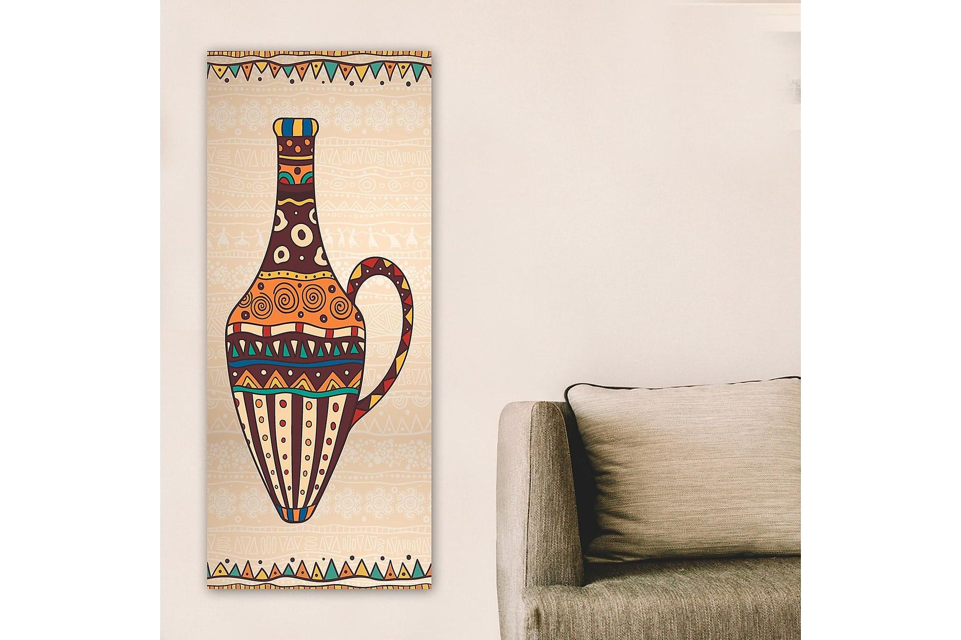 Canvastaulu DKY World Cultures Monivärinen - 50x120 cm - Sisustustuotteet - Taulu & taide - Canvas-taulu
