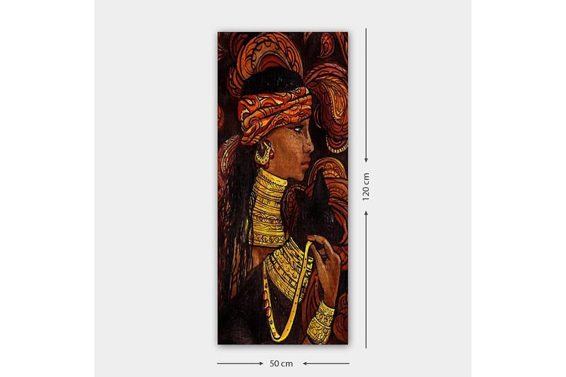 Canvastaulu DKY World Cultures Monivärinen - 50x120 cm - Sisustustuotteet - Taulu & taide - Canvas-taulu