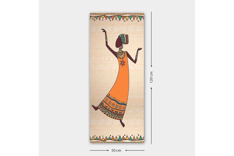Canvastaulu DKY World Cultures Monivärinen - 50x120 cm - Sisustustuotteet - Taulu & taide - Canvas-taulu