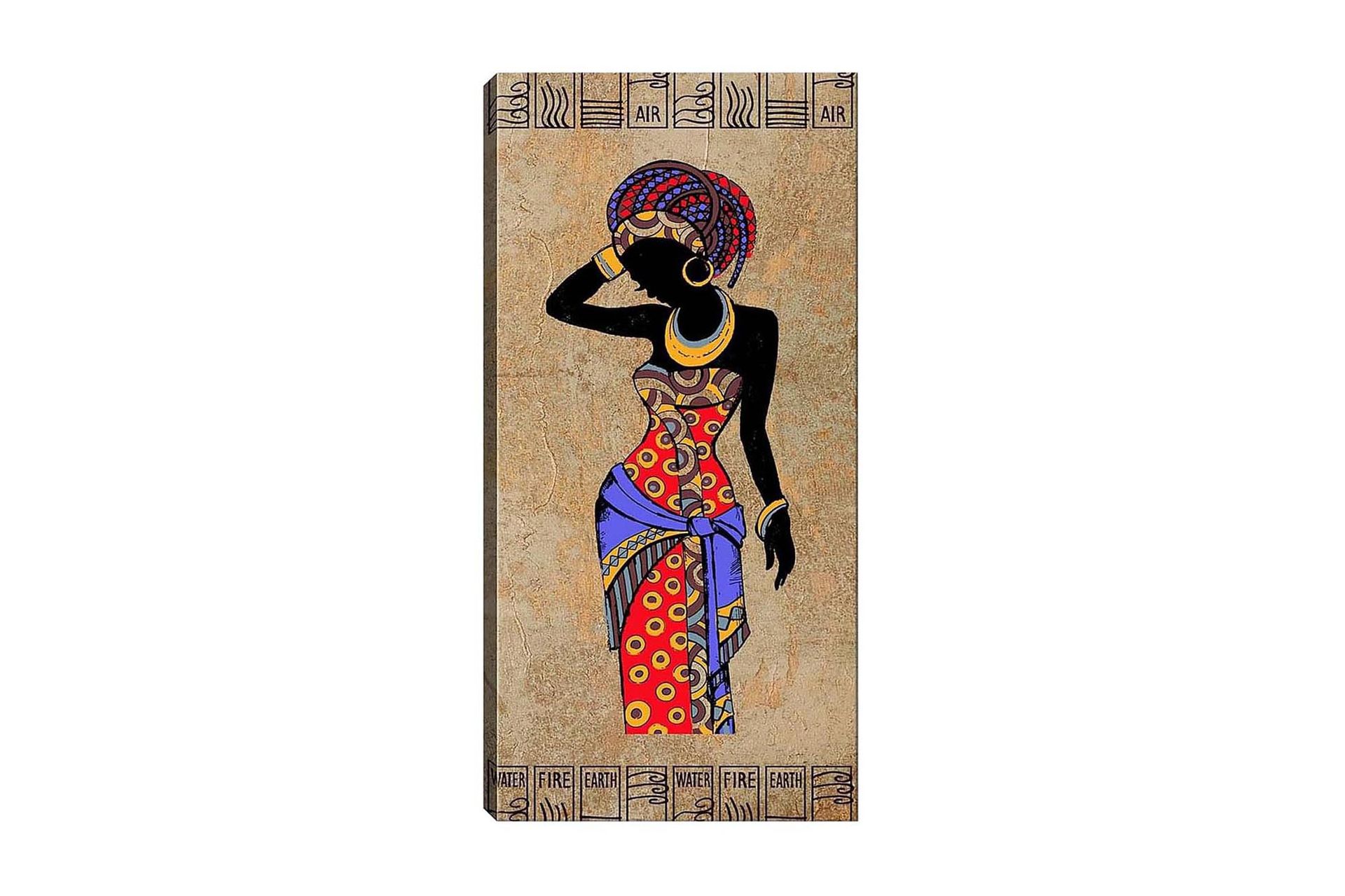Canvastaulu DKY World Cultures Monivärinen - 50x120 cm - Sisustustuotteet - Taulu & taide - Canvas-taulu