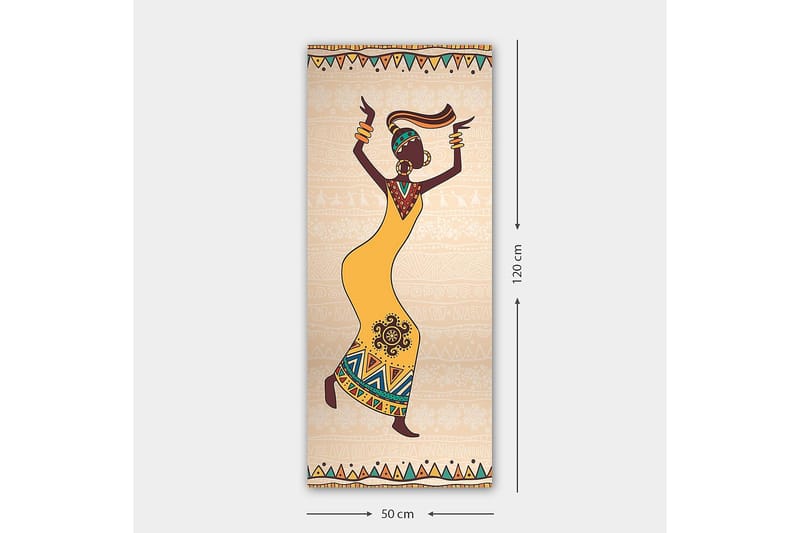 Canvastaulu DKY World Cultures Monivärinen - 50x120 cm - Sisustustuotteet - Taulu & taide - Canvas-taulu