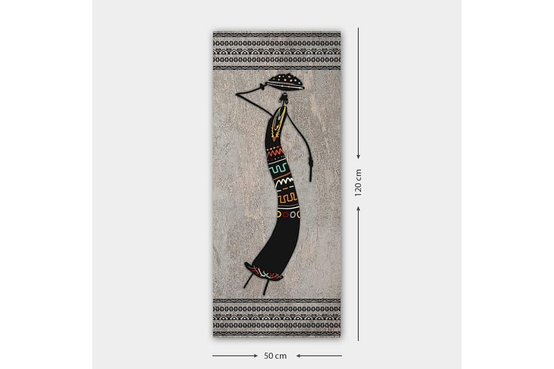 Canvastaulu DKY World Cultures Monivärinen - 50x120 cm - Sisustustuotteet - Taulu & taide - Canvas-taulu