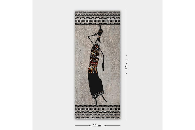 Canvastaulu DKY World Cultures Monivärinen - 50x120 cm - Sisustustuotteet - Taulu & taide - Canvas-taulu