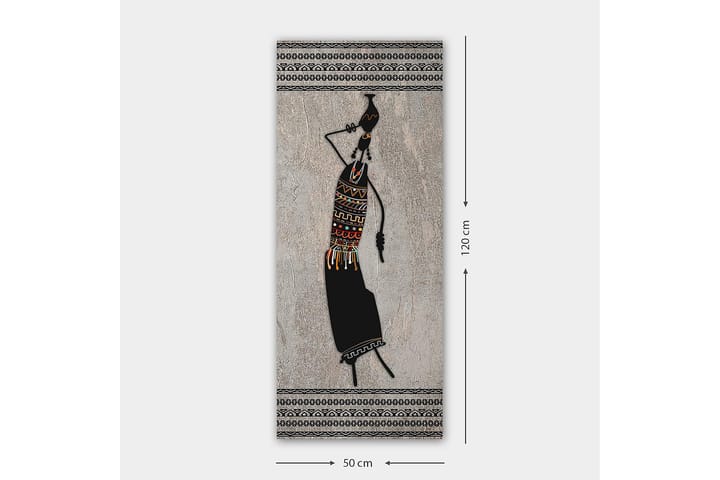 Canvastaulu DKY World Cultures Monivärinen - 50x120 cm - Seinäkoristeet - Canvas-taulu