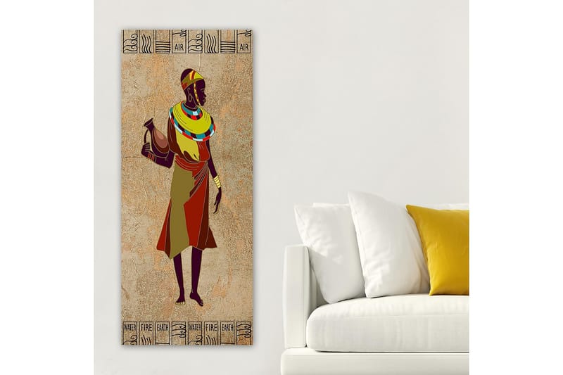 Canvastaulu DKY World Cultures Monivärinen - 50x120 cm - Sisustustuotteet - Taulu & taide - Canvas-taulu