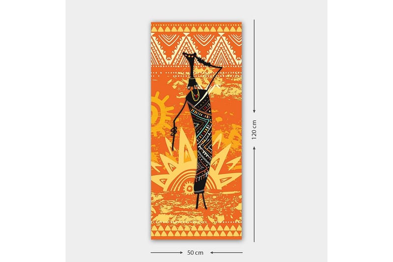 Canvastaulu DKY World Cultures Monivärinen - 50x120 cm - Sisustustuotteet - Taulu & taide - Canvas-taulu