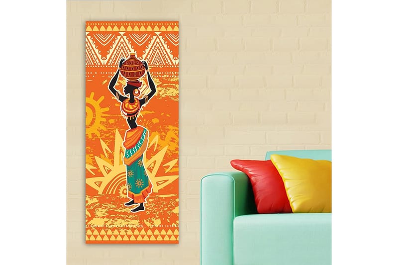 Canvastaulu DKY World Cultures Monivärinen - 50x120 cm - Sisustustuotteet - Taulu & taide - Canvas-taulu