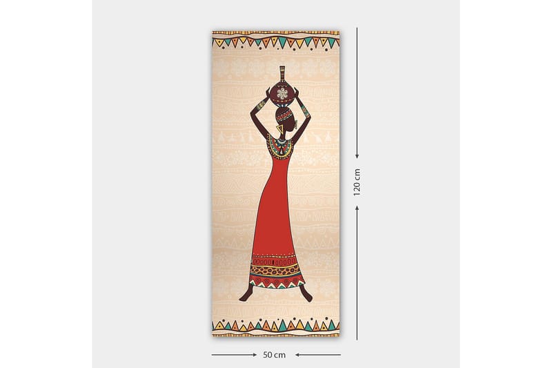 Canvastaulu DKY World Cultures Monivärinen - 50x120 cm - Sisustustuotteet - Taulu & taide - Canvas-taulu