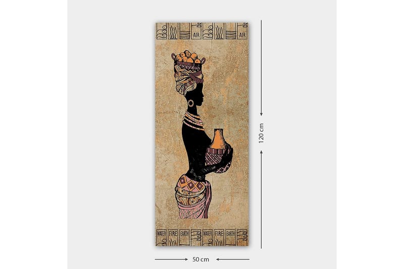 Canvastaulu DKY World Cultures Monivärinen - 50x120 cm - Sisustustuotteet - Taulu & taide - Canvas-taulu