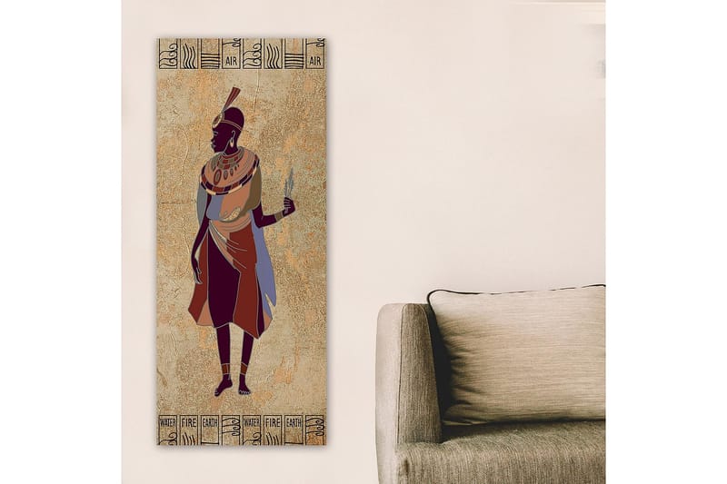 Canvastaulu DKY World Cultures Monivärinen - 50x120 cm - Sisustustuotteet - Taulu & taide - Canvas-taulu