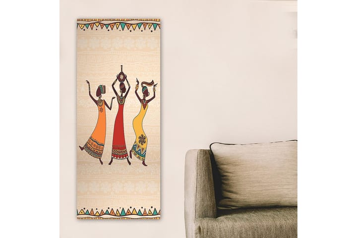 Canvastaulu DKY World Cultures Monivärinen - 50x120 cm - Seinäkoristeet - Canvas-taulu