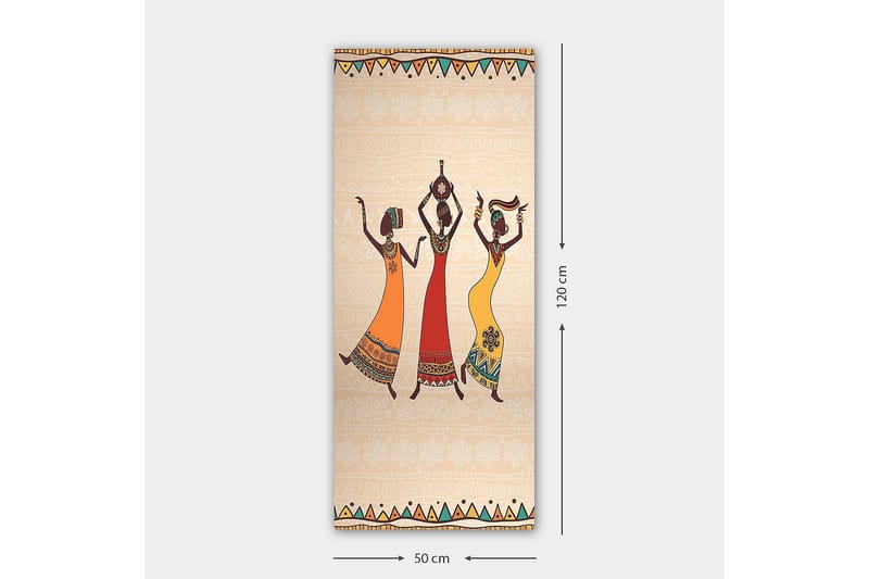 Canvastaulu DKY World Cultures Monivärinen - 50x120 cm - Sisustustuotteet - Taulu & taide - Canvas-taulu