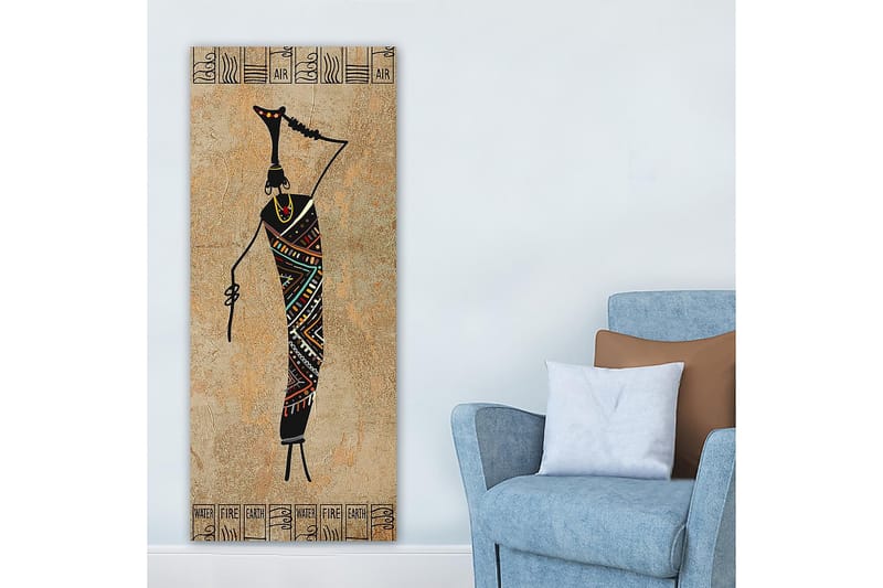 Canvastaulu DKY World Cultures Monivärinen - 50x120 cm - Sisustustuotteet - Taulu & taide - Canvas-taulu
