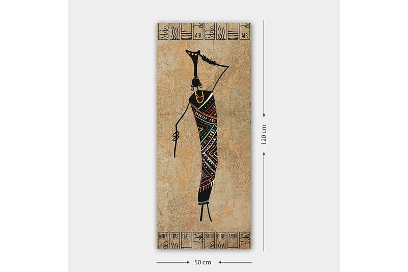 Canvastaulu DKY World Cultures Monivärinen - 50x120 cm - Sisustustuotteet - Taulu & taide - Canvas-taulu