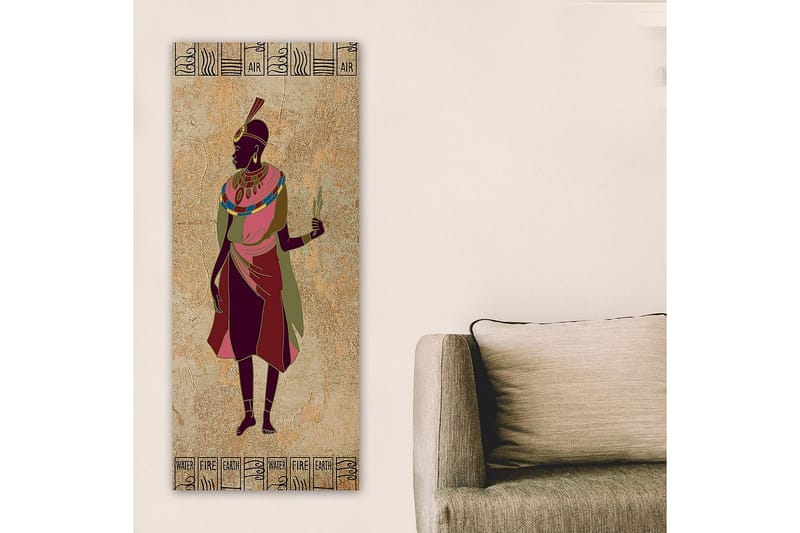 Canvastaulu DKY World Cultures Monivärinen - 50x120 cm - Sisustustuotteet - Taulu & taide - Canvas-taulu