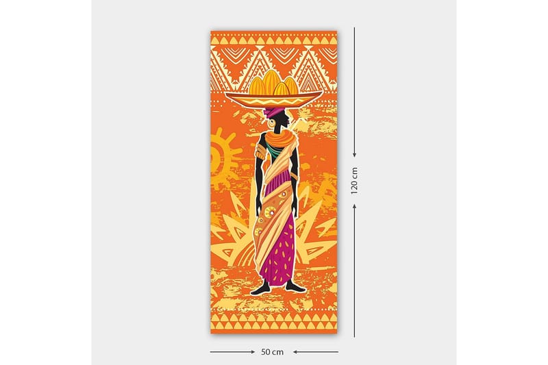 Canvastaulu DKY World Cultures Monivärinen - 50x120 cm - Sisustustuotteet - Taulu & taide - Canvas-taulu