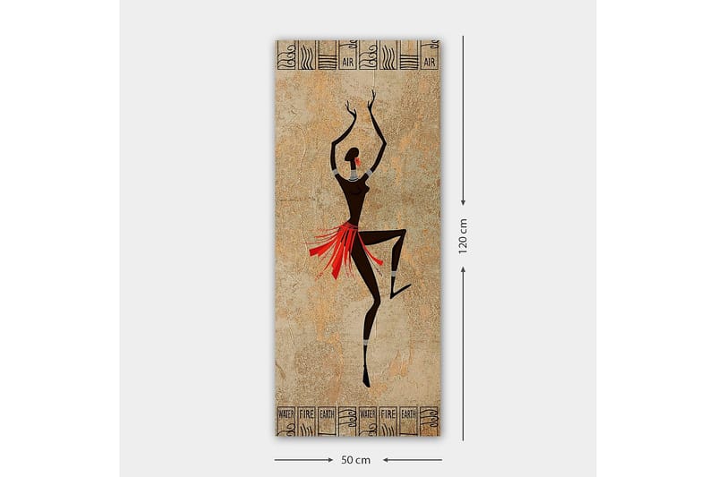 Canvastaulu DKY World Cultures Monivärinen - 50x120 cm - Sisustustuotteet - Taulu & taide - Canvas-taulu