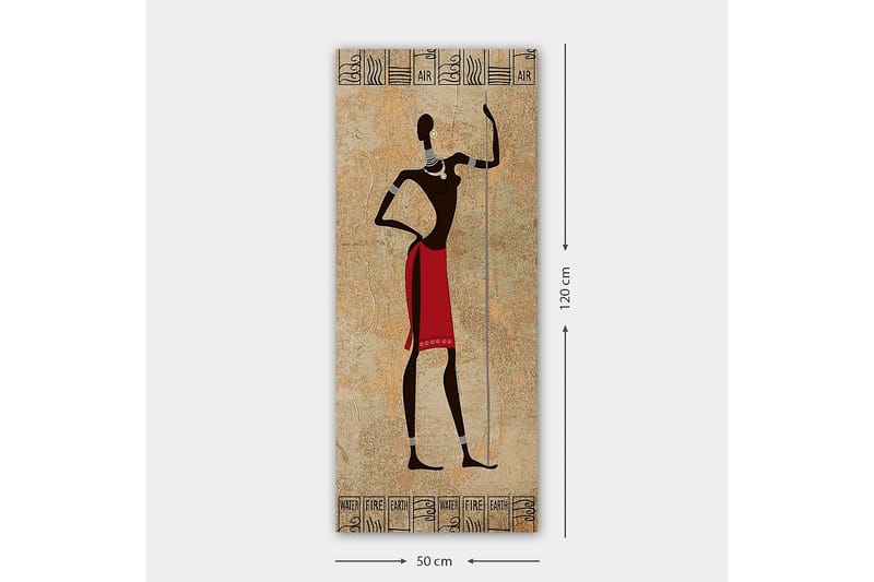 Canvastaulu DKY World Cultures Monivärinen - 50x120 cm - Sisustustuotteet - Taulu & taide - Canvas-taulu