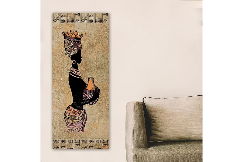 Canvastaulu DKY World Cultures Monivärinen - 50x120 cm - Sisustustuotteet - Taulu & taide - Canvas-taulu