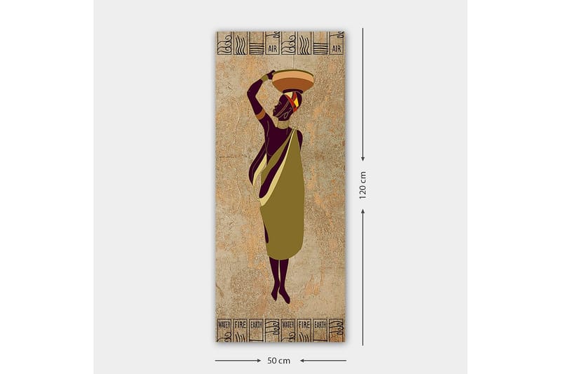 Canvastaulu DKY World Cultures Monivärinen - 50x120 cm - Sisustustuotteet - Taulu & taide - Canvas-taulu