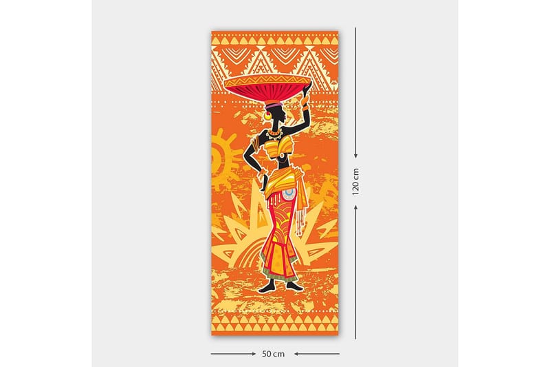 Canvastaulu DKY World Cultures Monivärinen - 50x120 cm - Sisustustuotteet - Taulu & taide - Canvas-taulu