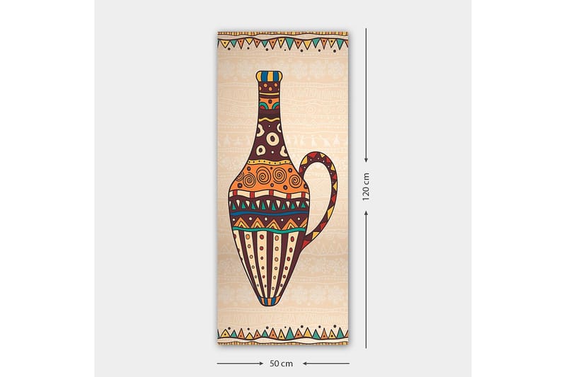 Canvastaulu DKY World Cultures Monivärinen - 50x120 cm - Sisustustuotteet - Taulu & taide - Canvas-taulu