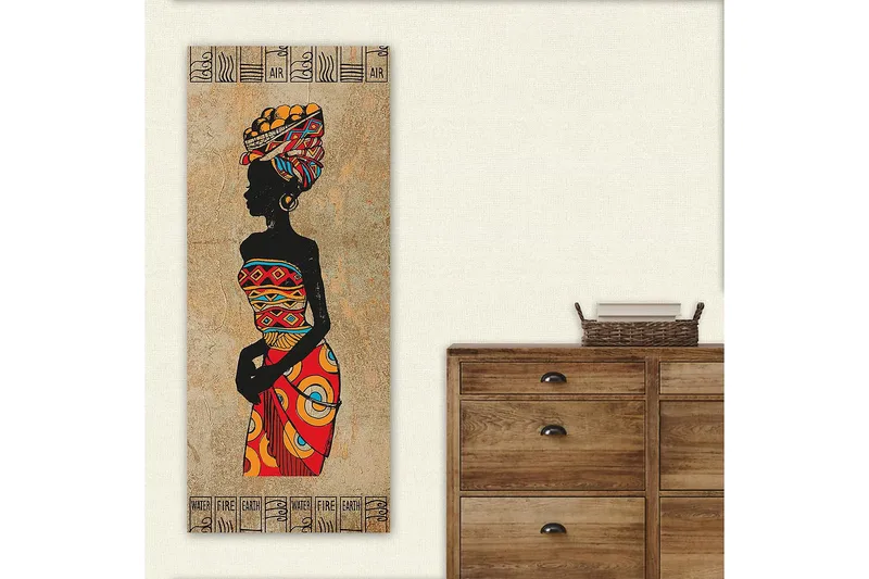 Canvastaulu DKY World Cultures Monivärinen - 50x120 cm - Sisustustuotteet - Taulu & taide - Canvas-taulu