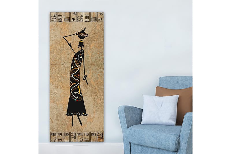 Canvastaulu DKY World Cultures Monivärinen - 50x120 cm - Sisustustuotteet - Taulu & taide - Canvas-taulu