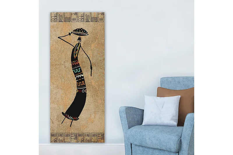 Canvastaulu DKY World Cultures Monivärinen - 50x120 cm - Sisustustuotteet - Taulu & taide - Canvas-taulu