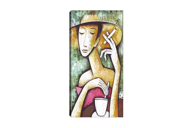 Canvastaulu DKY People Monivärinen, 50x120 cm