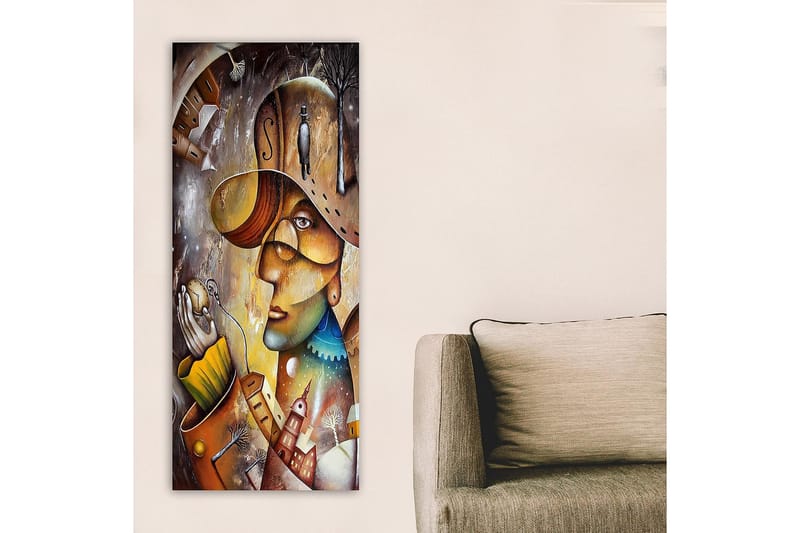 Canvastaulu DKY People Monivärinen - 50x120 cm - Sisustustuotteet - Taulu & taide - Canvas-taulu