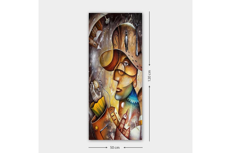 Canvastaulu DKY People Monivärinen - 50x120 cm - Sisustustuotteet - Taulu & taide - Canvas-taulu