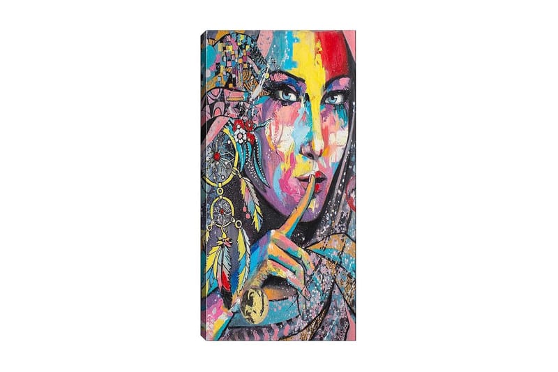 Canvastaulu DKY People Monivärinen - 50x120 cm - Sisustustuotteet - Taulu & taide - Canvas-taulu