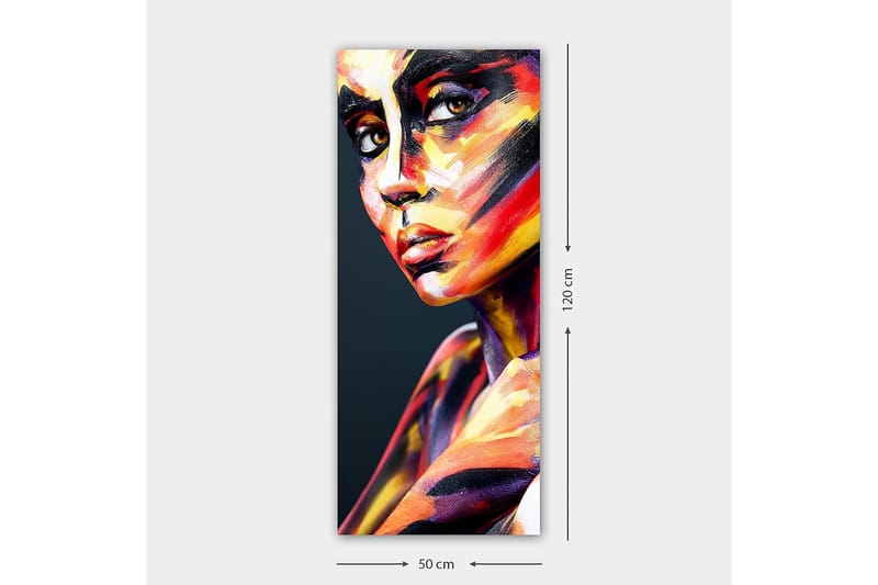 Canvastaulu DKY People Monivärinen - 50x120 cm - Sisustustuotteet - Taulu & taide - Canvas-taulu