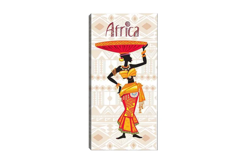 Canvastaulu DKY People Monivärinen, 50x120 cm