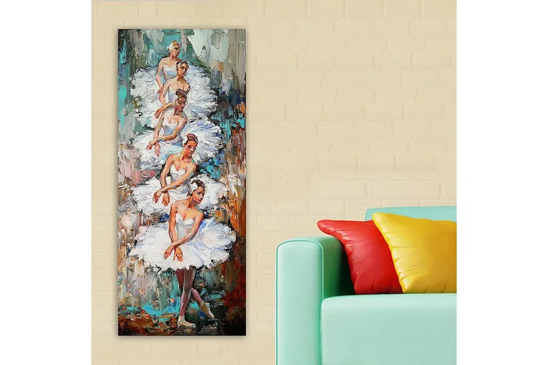 Canvastaulu DKY People Monivärinen - 50x120 cm - Sisustustuotteet - Taulu & taide - Canvas-taulu