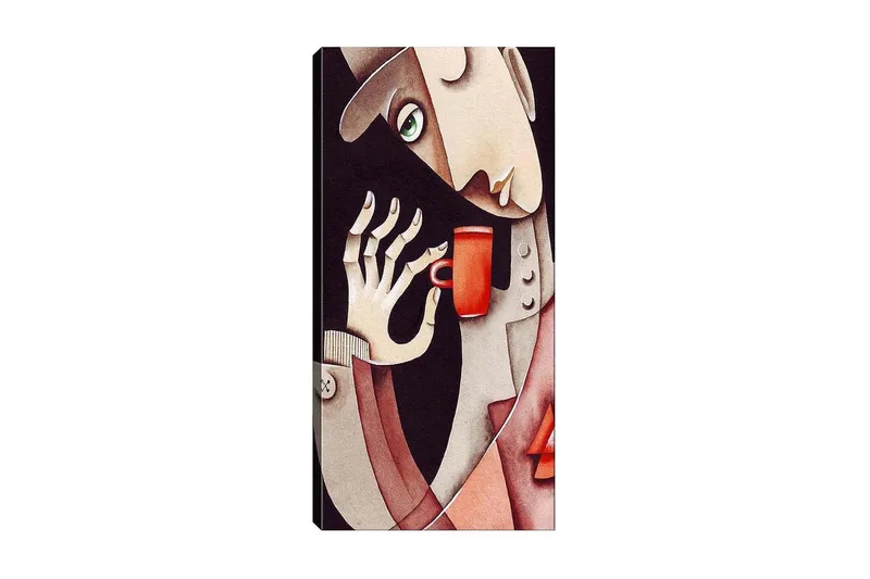 Canvastaulu DKY People Monivärinen, 50x120 cm