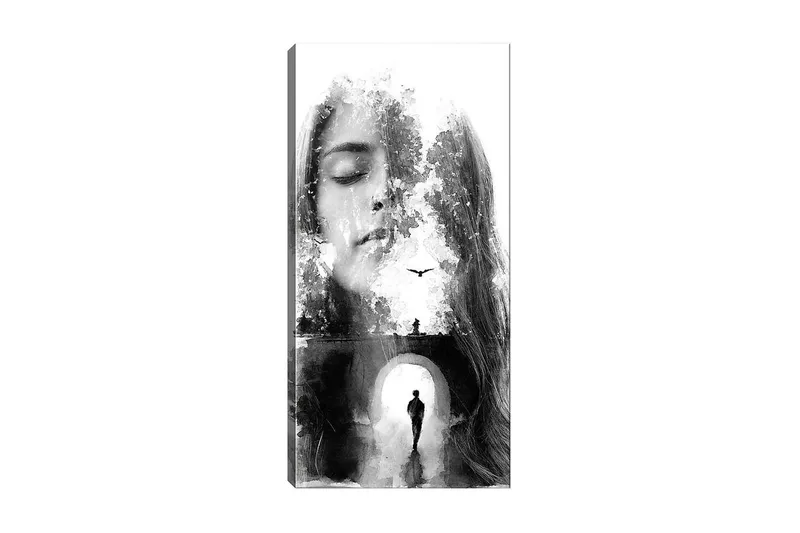 Canvastaulu DKY People Monivärinen, 50x120 cm